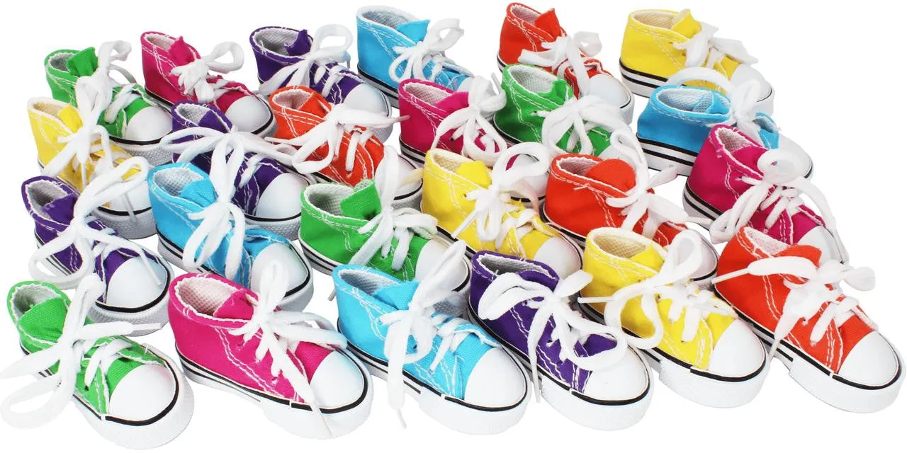 2-4-6-12-24 Mini Sneaker Shoe Foot Talon Toys