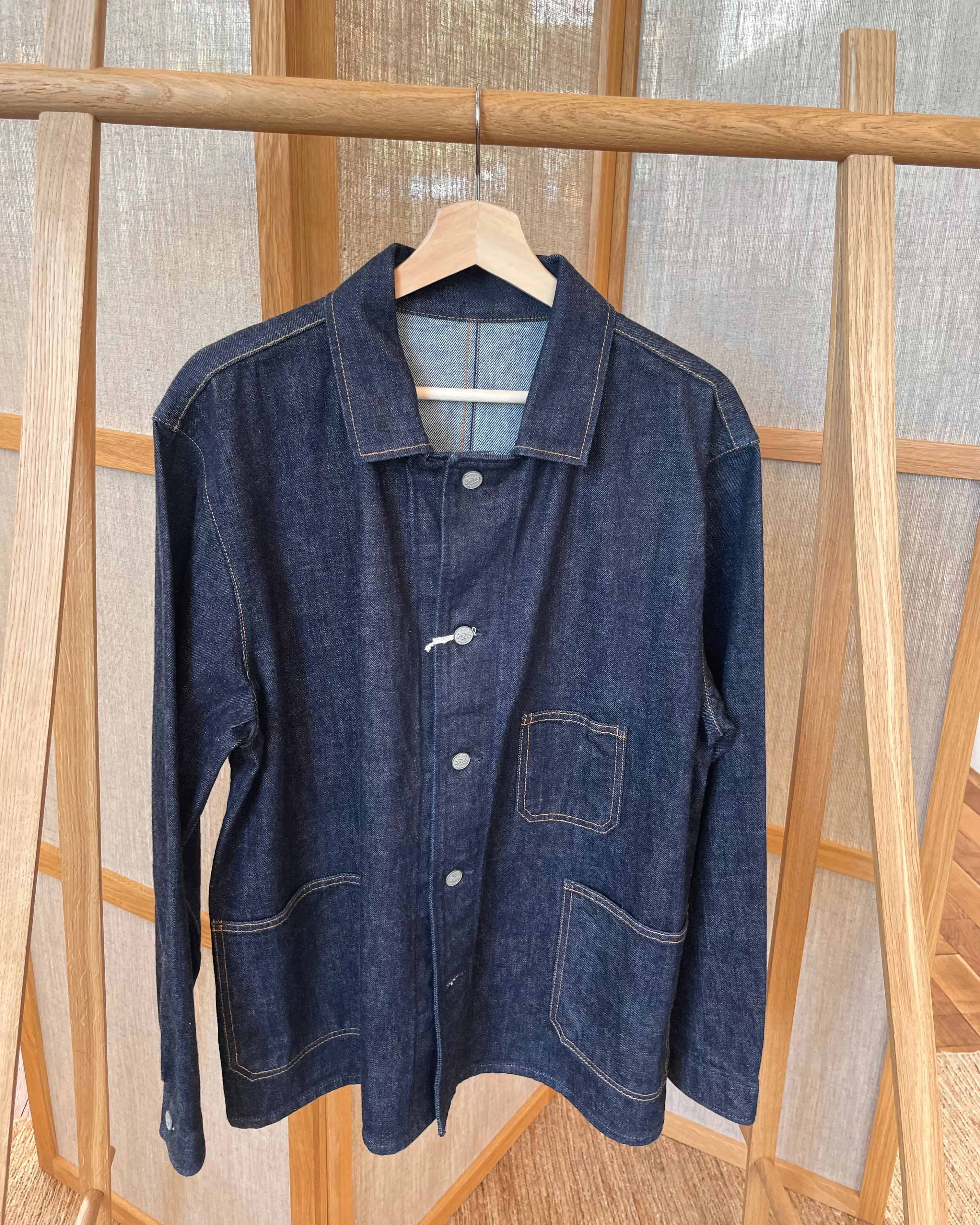 2504 Authentic Denim Coverall in Indigo - OW