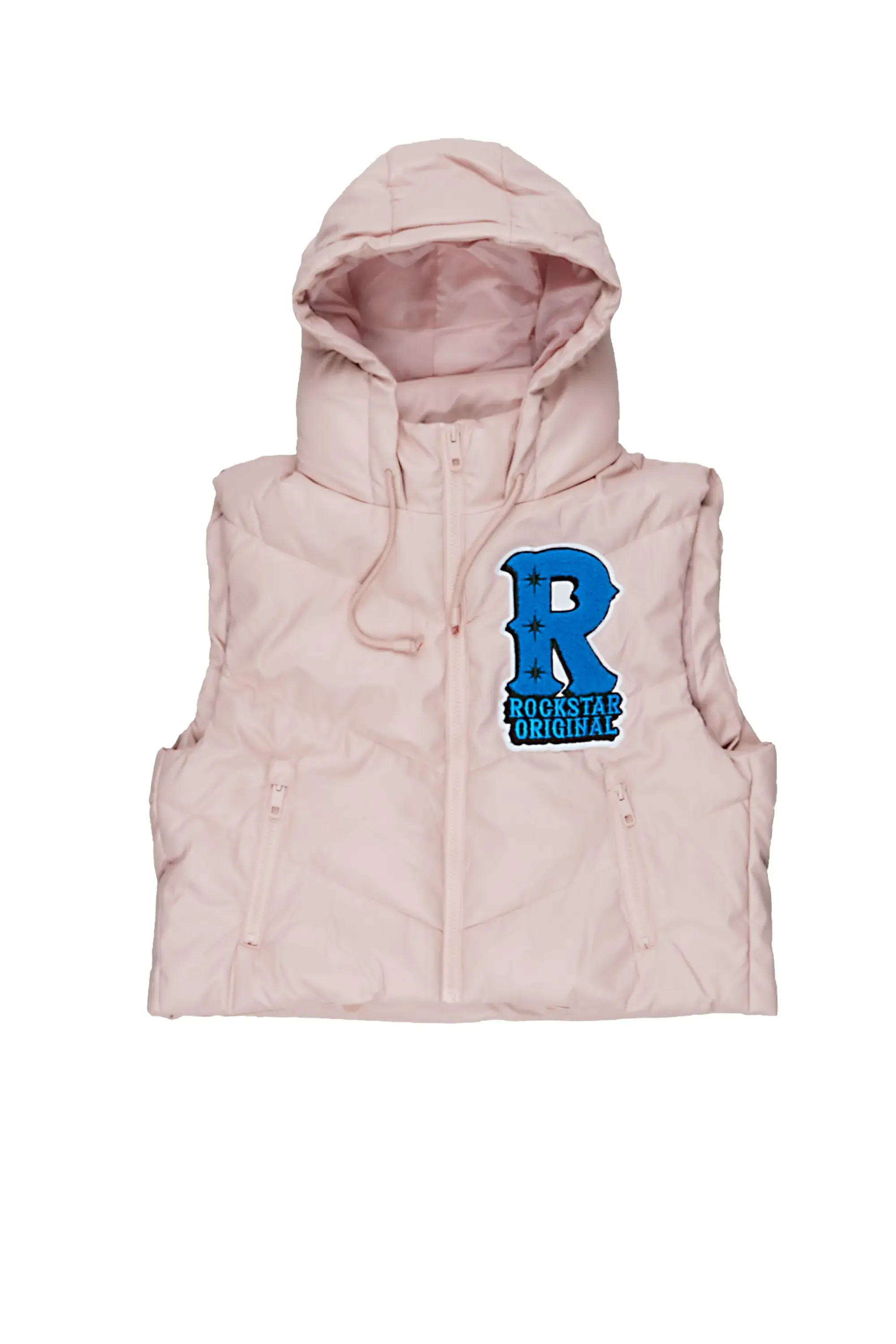 Ashlei Pink Puffer Vest