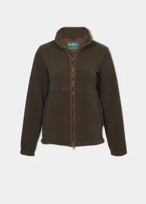 Aylsham Ladies Fleece Jacket In Green - Regular Fit