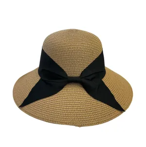 Back Bow Straw Hat