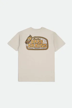 Bass Brains Boat S/S Standard Tee - Cream