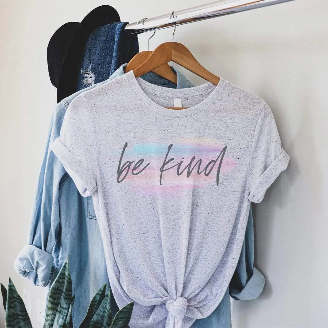 Be Kind Watercolor Graphic T-Shirt