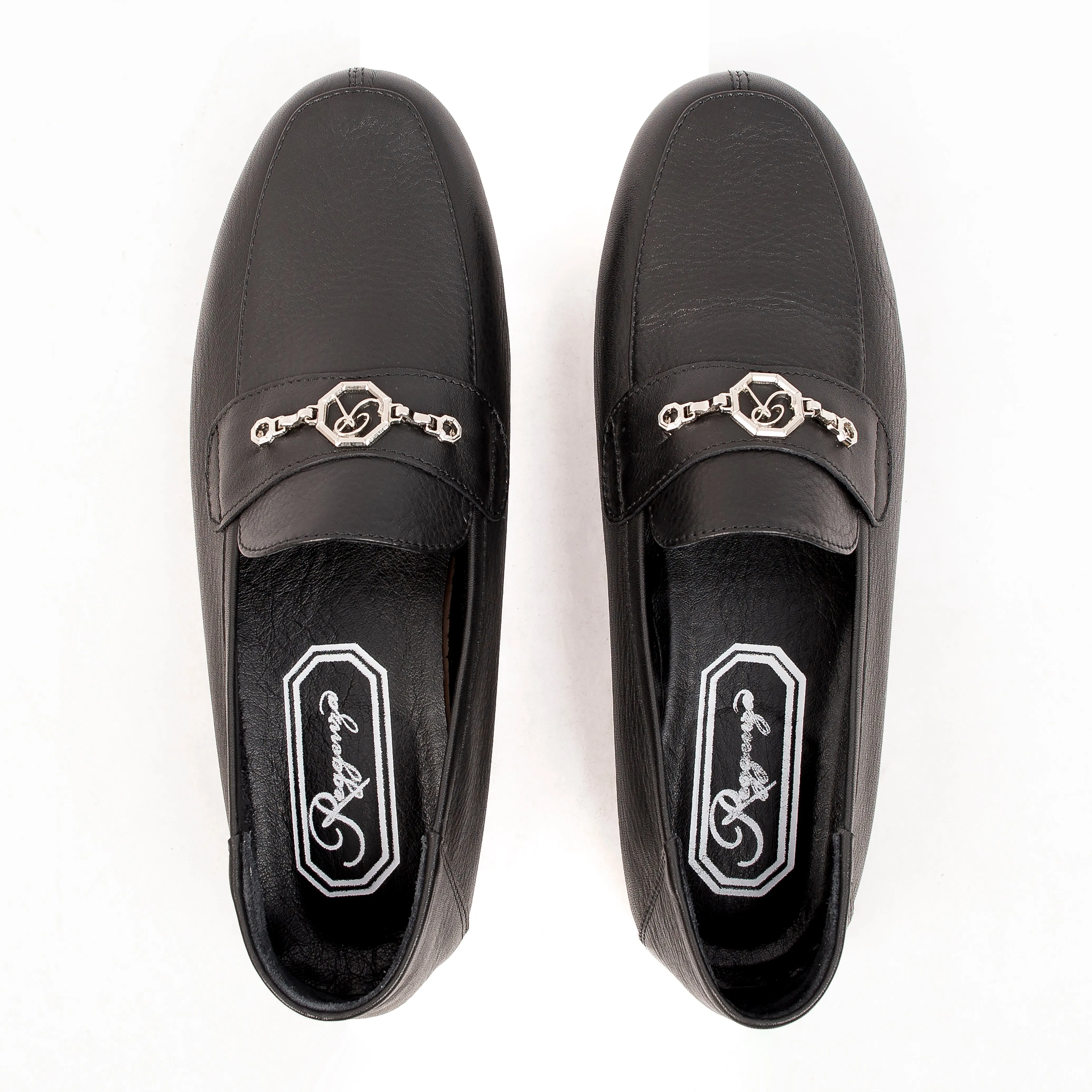 Black Leather Loafer