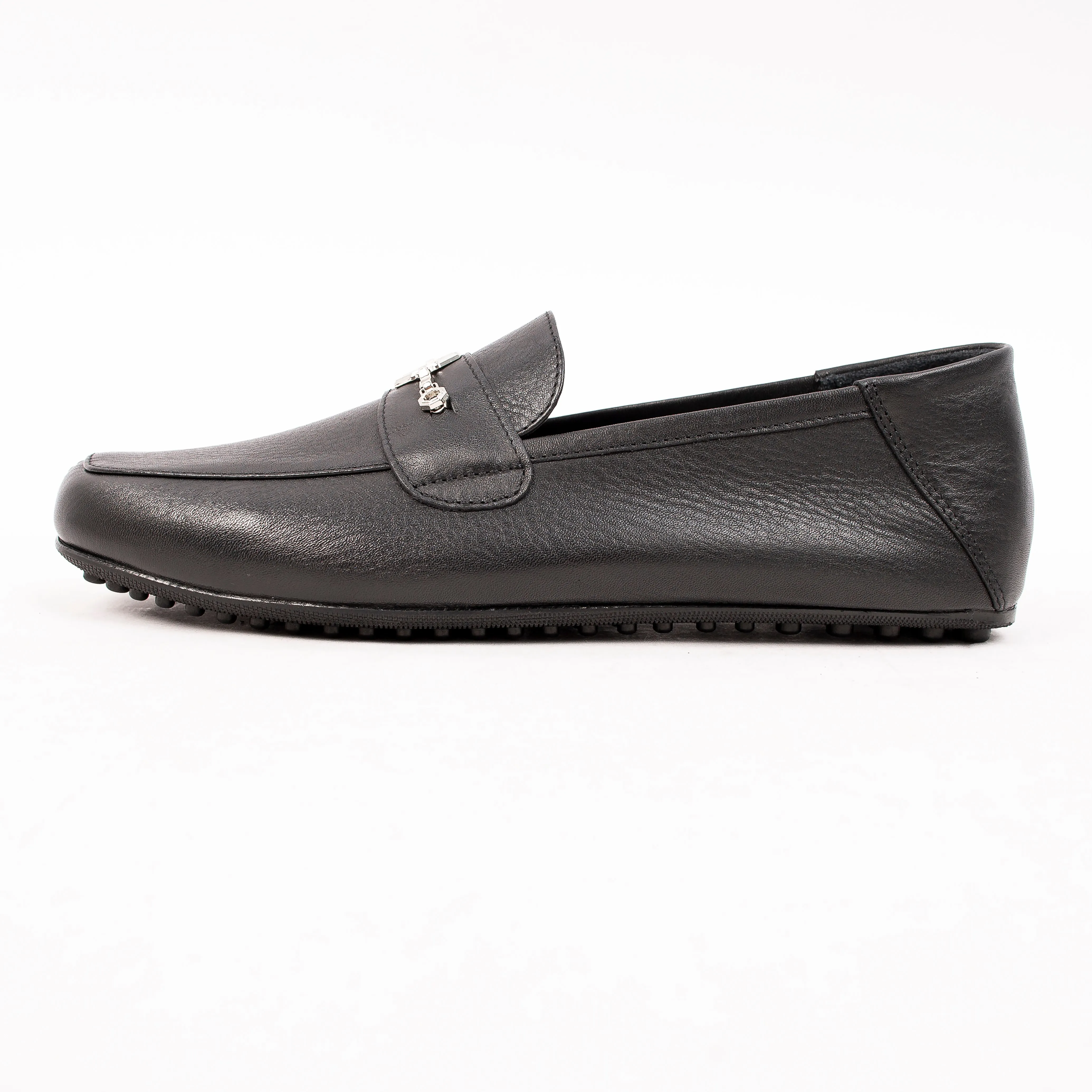 Black Leather Loafer