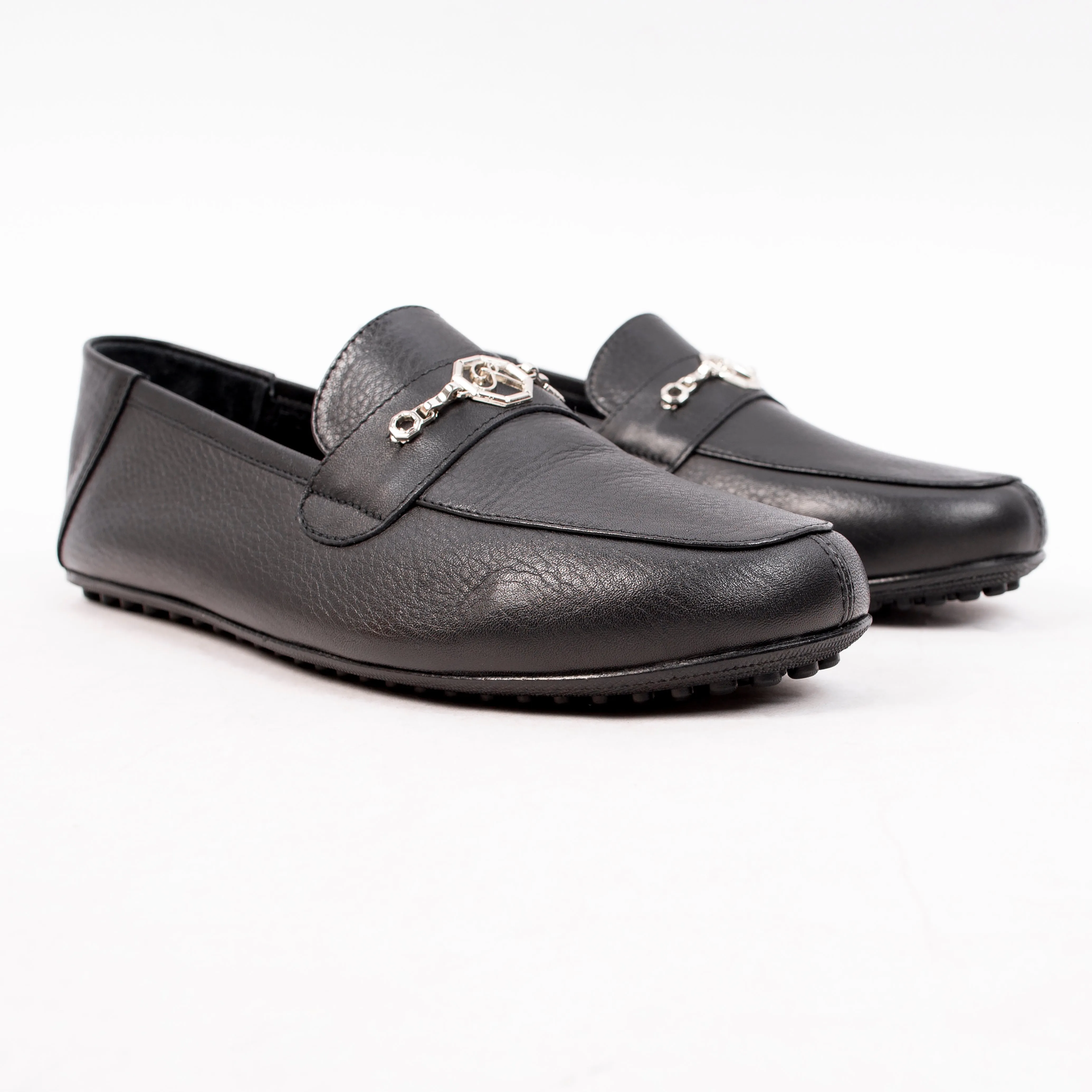 Black Leather Loafer