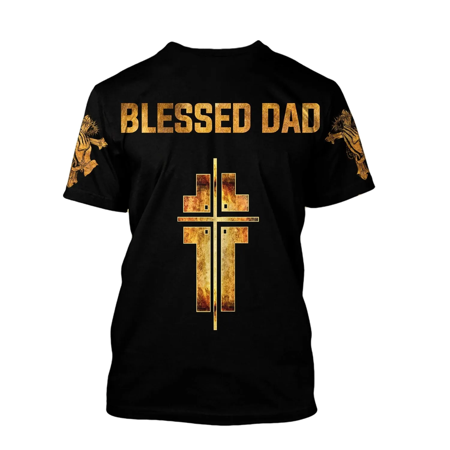 Blessed Dad Jesus Shirts - Christian 3d Shirts For Men Women