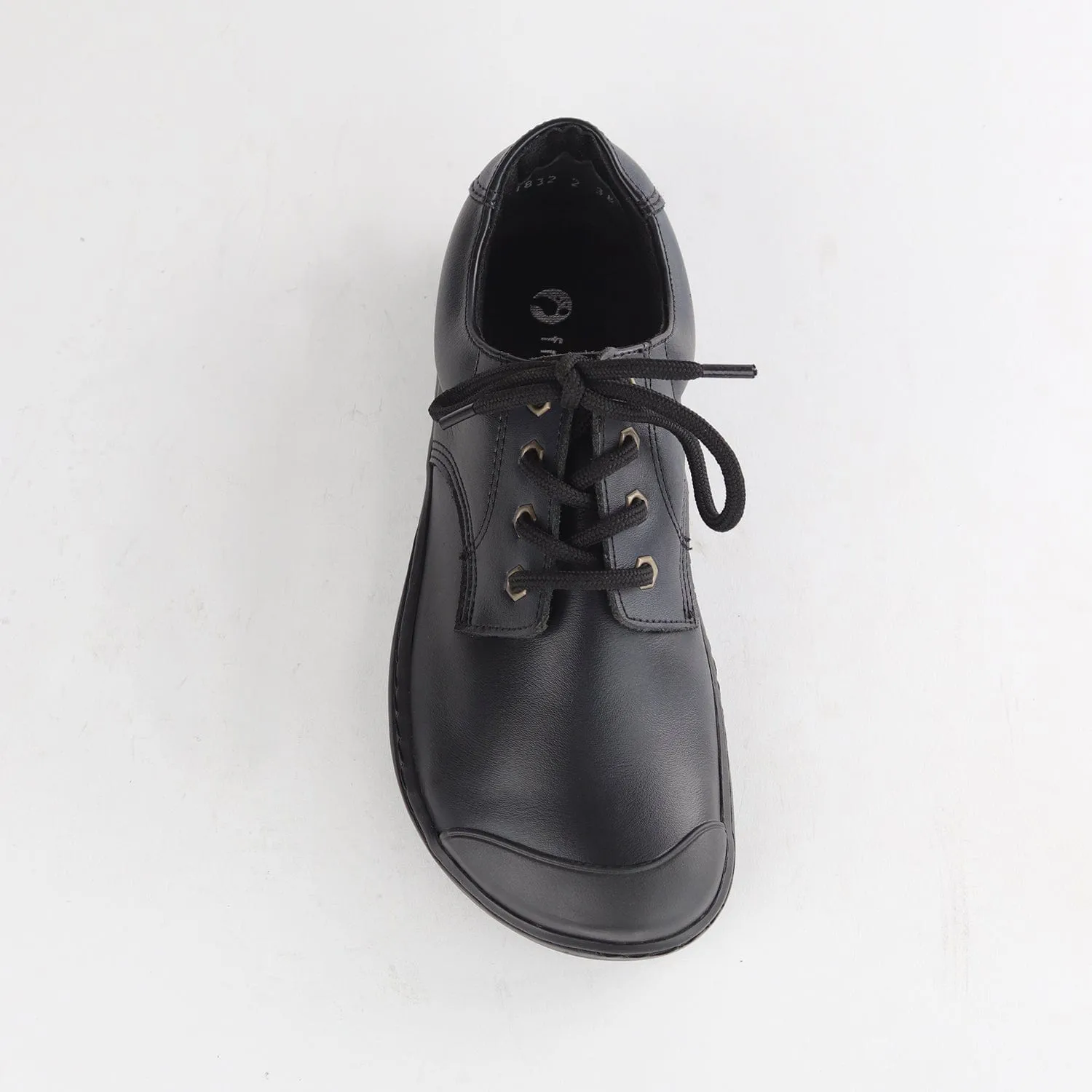 Boys Lace-up School Shoe in Black Sizes 28-33 - 7823