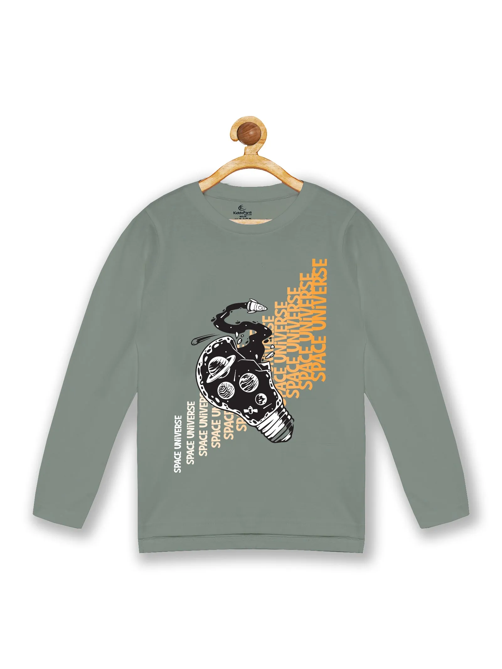 Boys Printed Full Sleeve Round Neck Tee