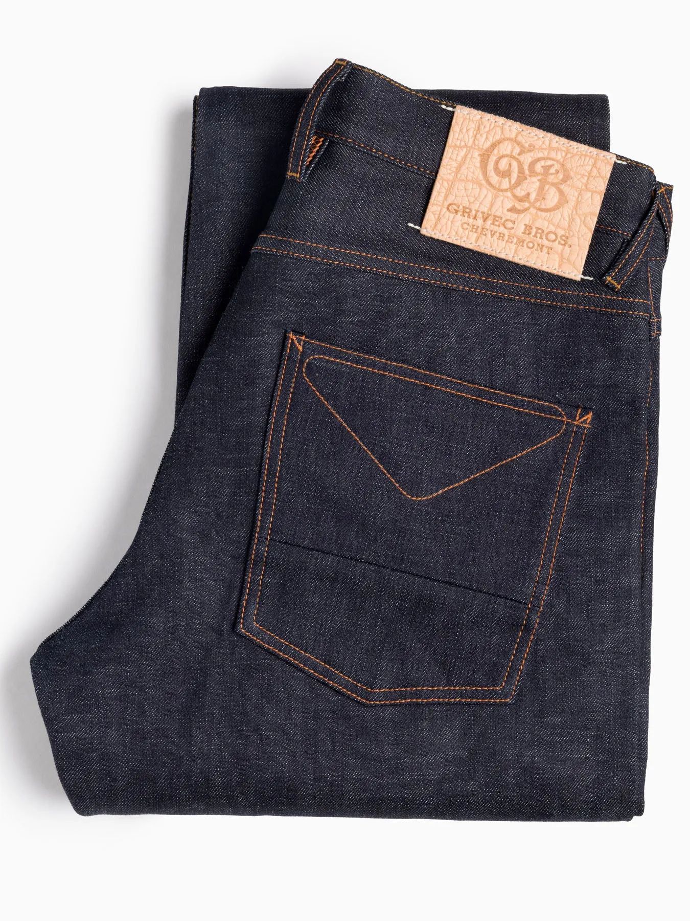 Bricker Comfort Stretch 13.5 oz Raw Japanese Pink Selvedge