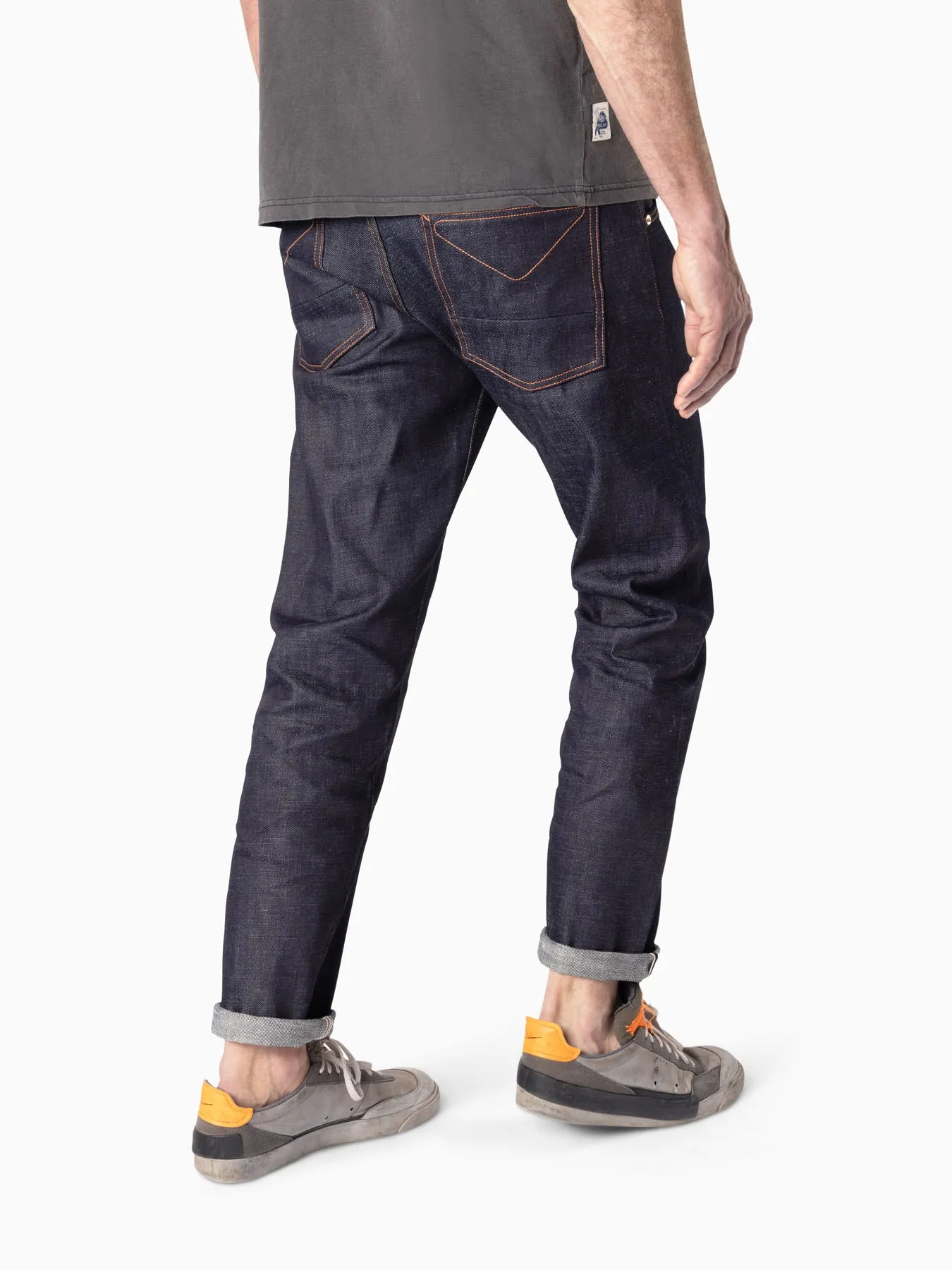 Bricker Comfort Stretch 13.5 oz Raw Japanese Pink Selvedge