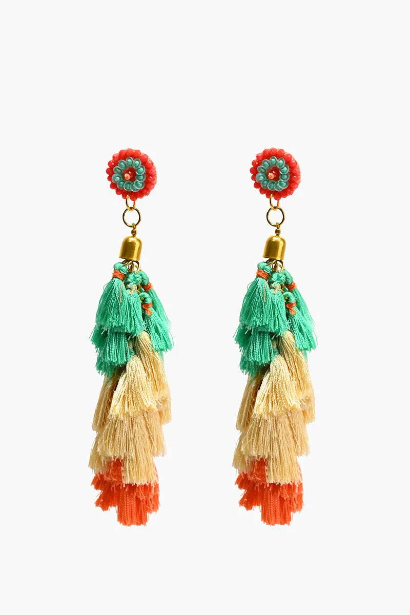 Charming Tassels Hanging Earrings