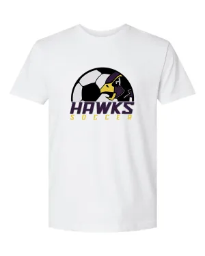 Chaska Hawks Soccer Youth White Super-Soft Tee