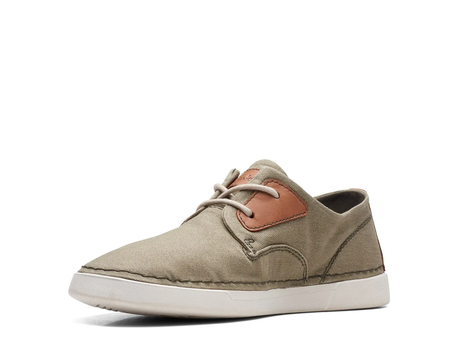 Clarks Gereld Tie Sneakers, Dark Green