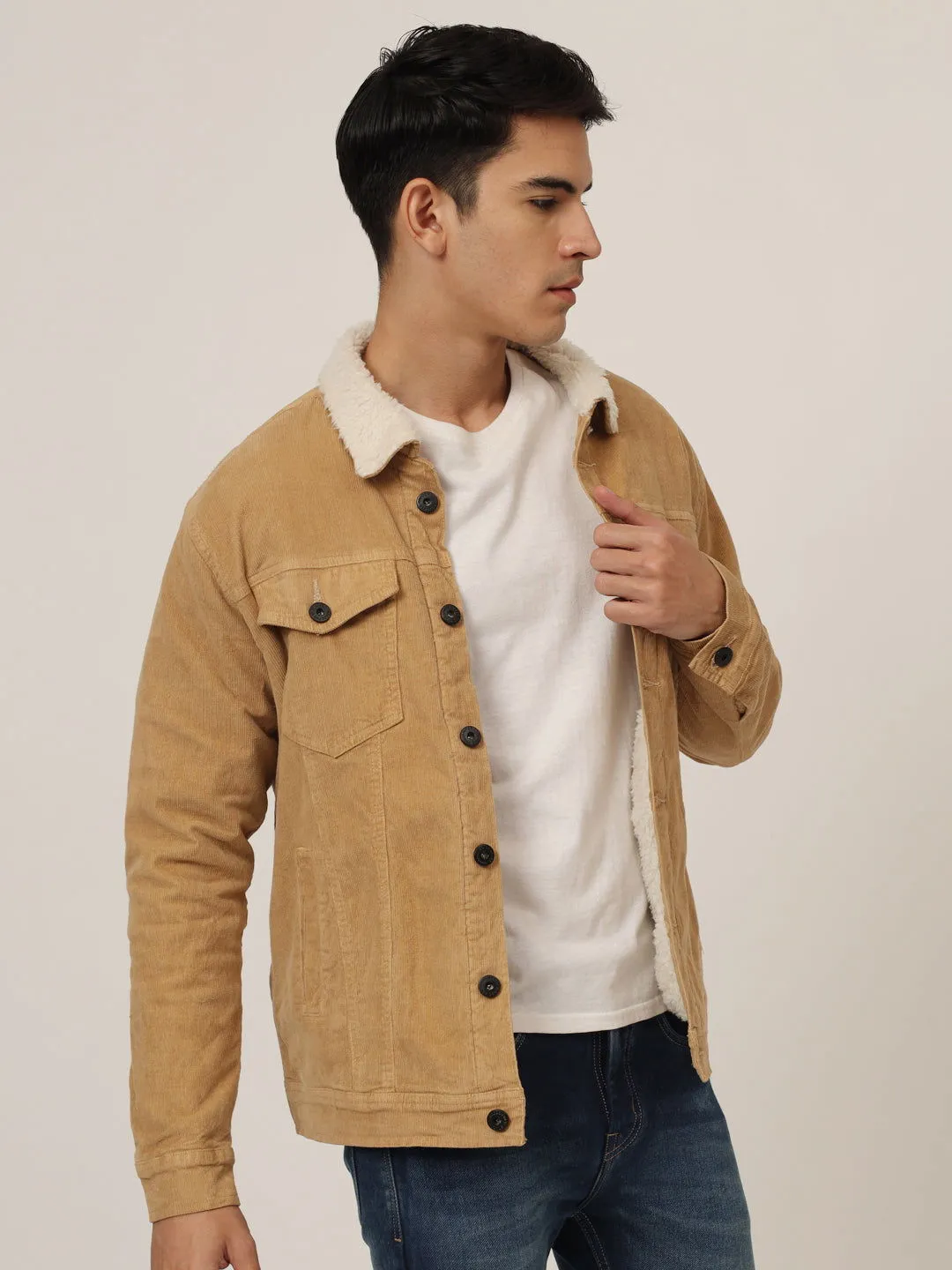 Cream corduroy jacket