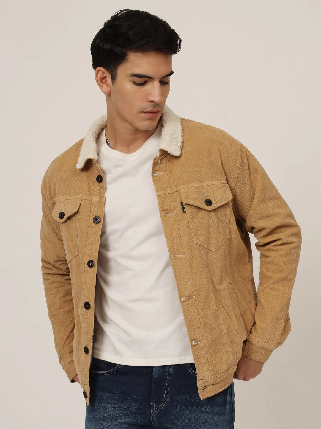 Cream corduroy jacket