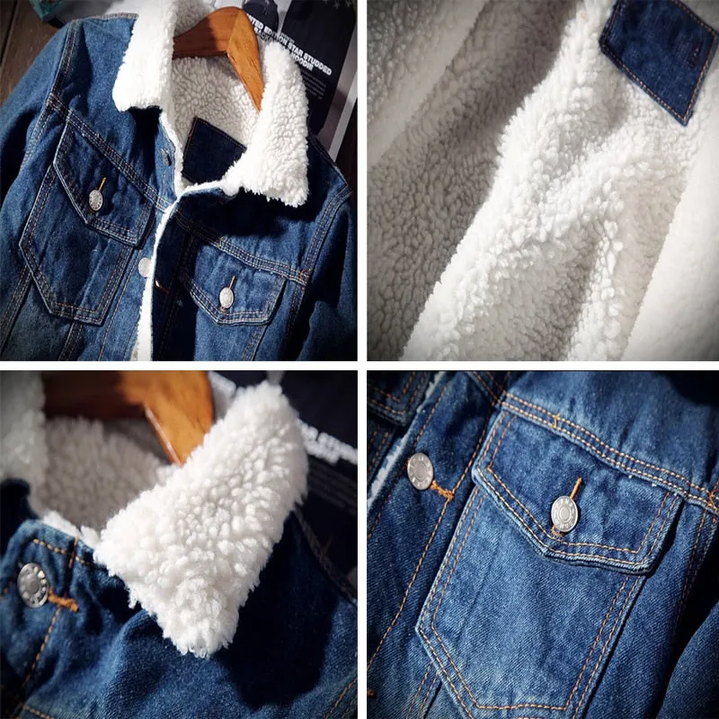 Denim Thick Warm Jackets