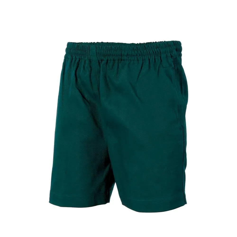 Drill Elastic Drawstring Shorts