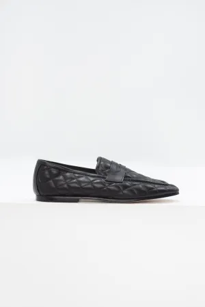 Essenziale Classic Loafer, Quilted Black