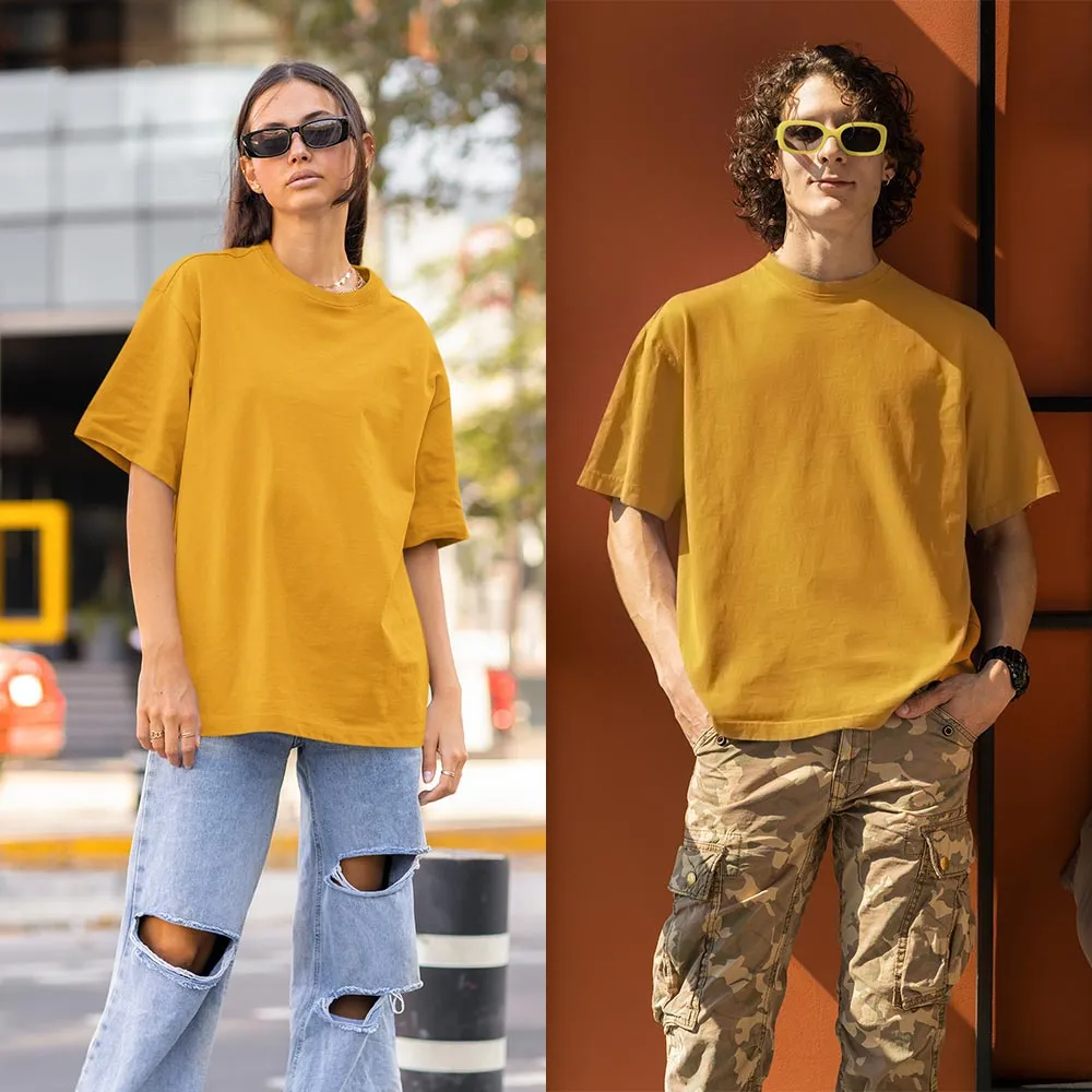 Golden Yellow Oversized T shirt