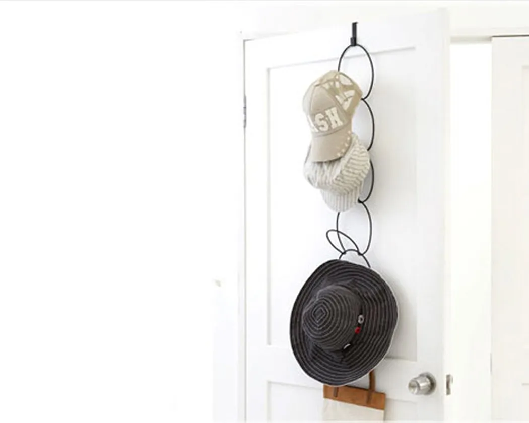 Hat Rack Over The Door Cap Hanger