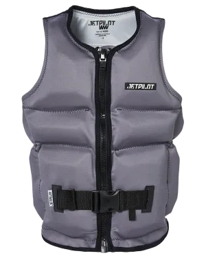 Jetpilot X1 Boys Youth Neo Vest - Charcoal - 2023