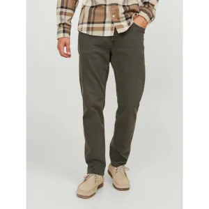 JJ Tapered Fit Dark Olive Jeans