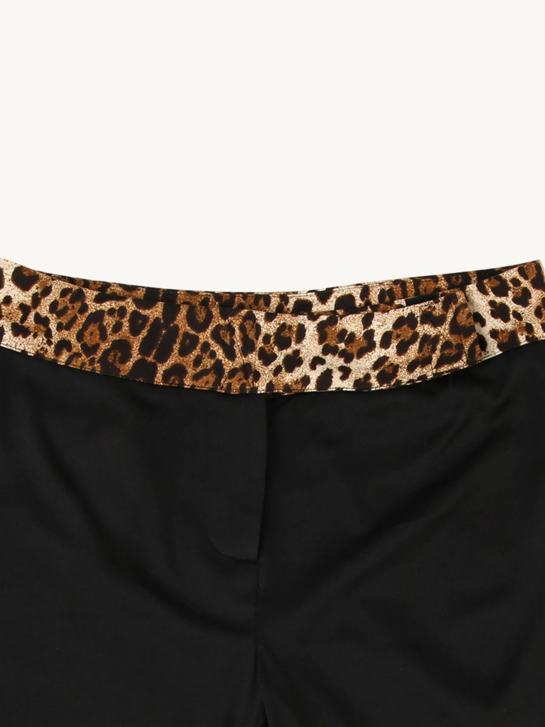 Keya Leopard Waist Flare Pants