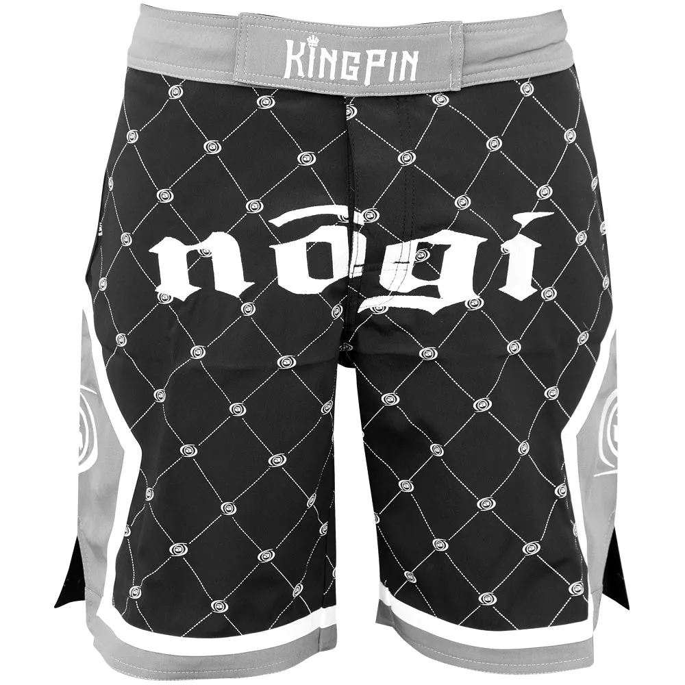 Kingpin 2.0 Black and Gray MMA Fight Shorts