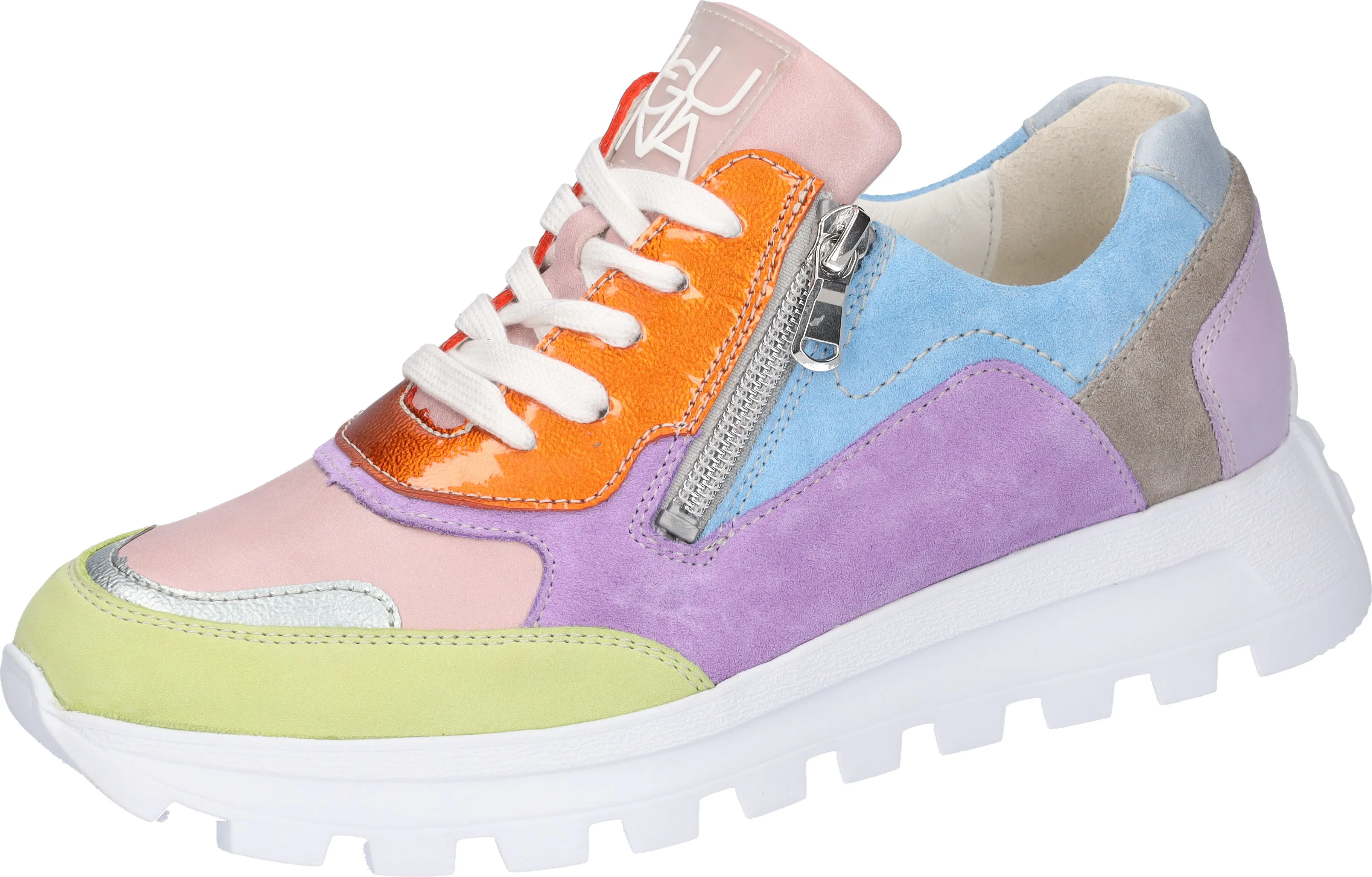 Ladies Waldlaufer Trainers Pink Multi H Fit Ajala 993004 901 252