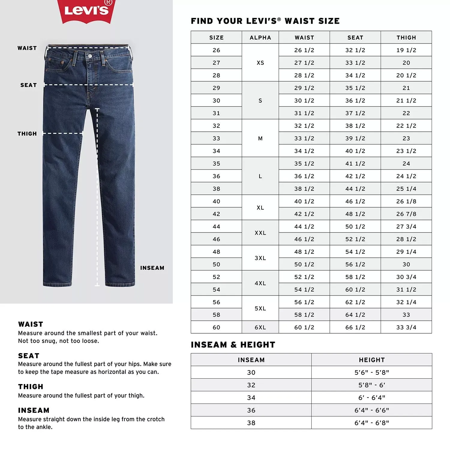 Levi's 506 Comfort Men's Straight Stretch Jeans