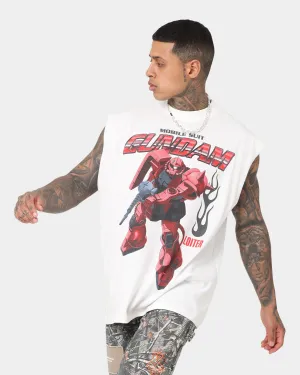 Loiter X Gundam Char's Zaku Muscle T-Shirt Off White