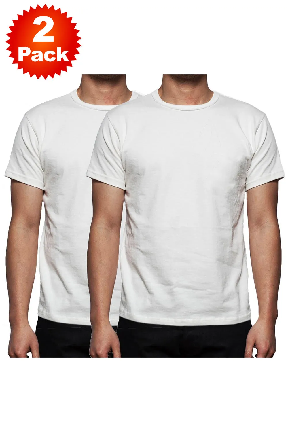 Mens Polycotton T-Shirt - Pack of 2