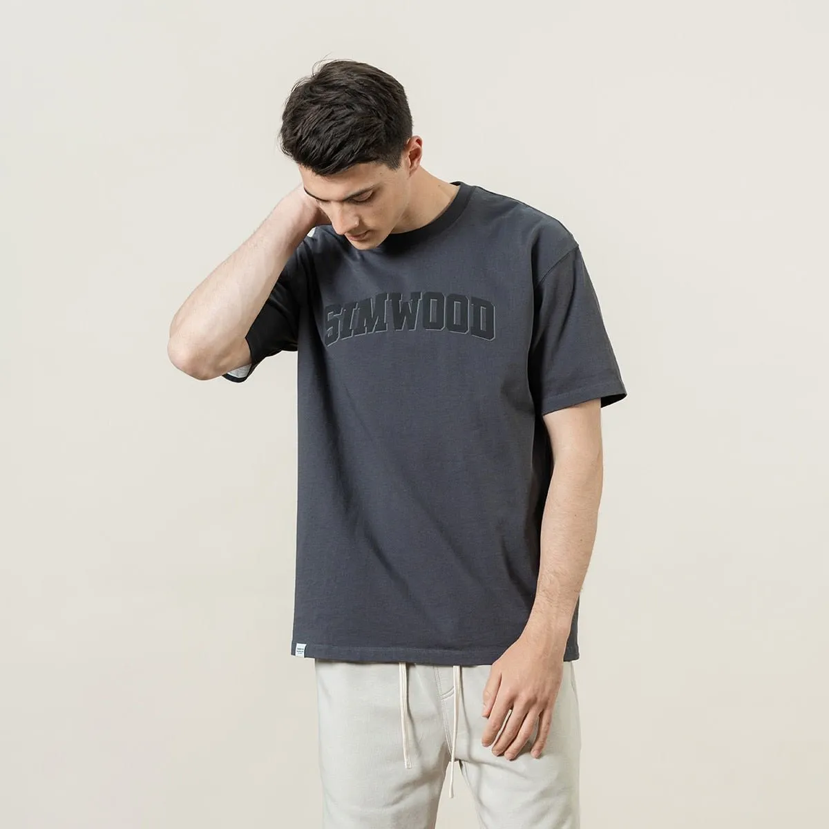 Men's Vintage Letter Print T-shirt