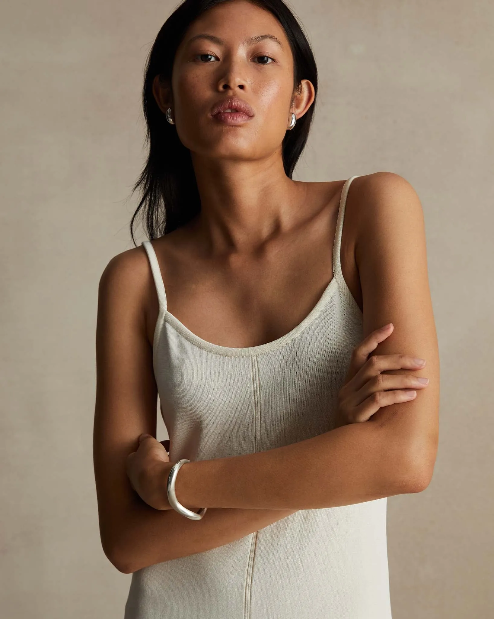 Off White Lucia Camisole Dress