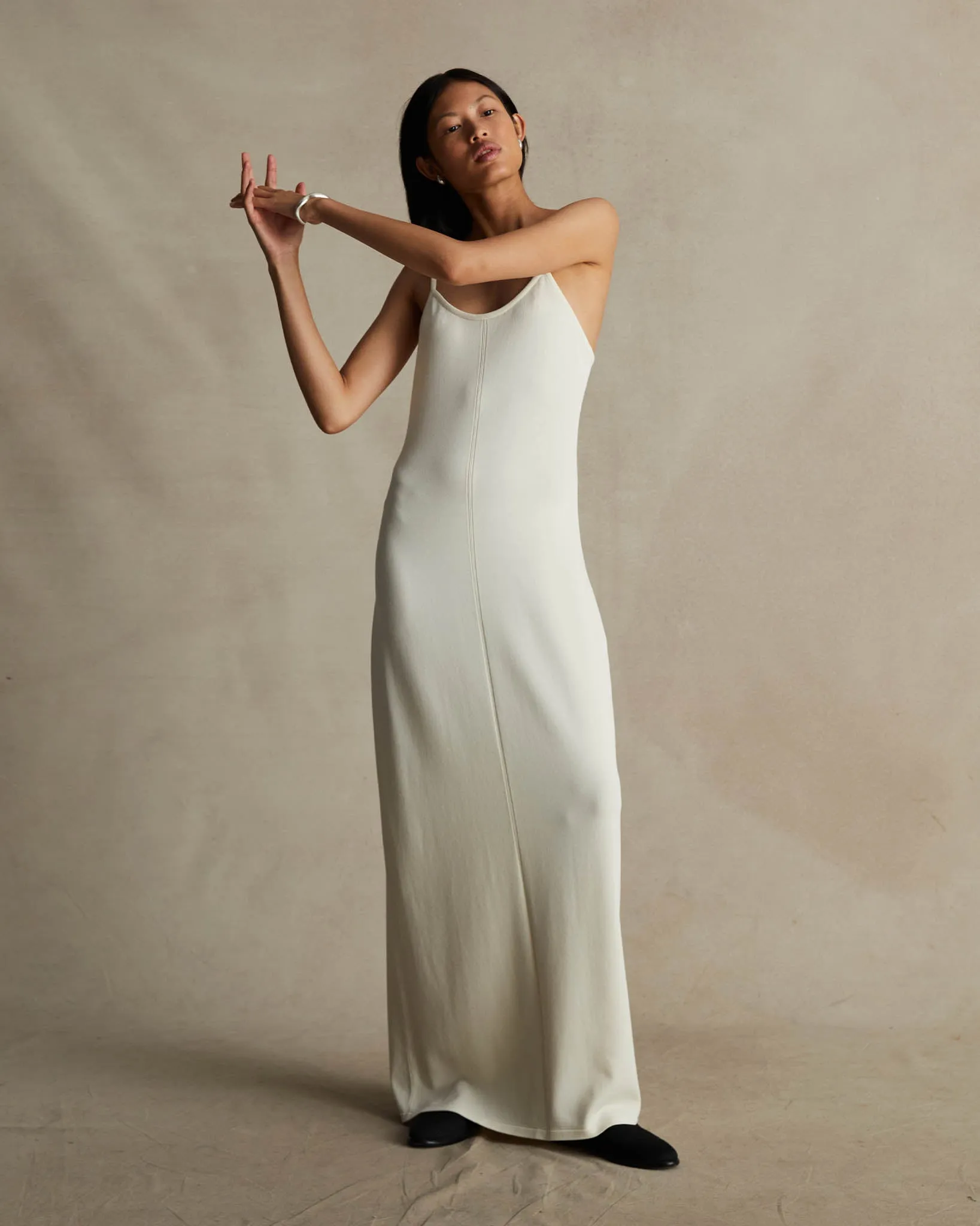 Off White Lucia Camisole Dress