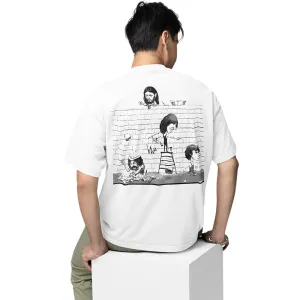 Pink Floyd Oversized T shirt - The Wall Cartoon