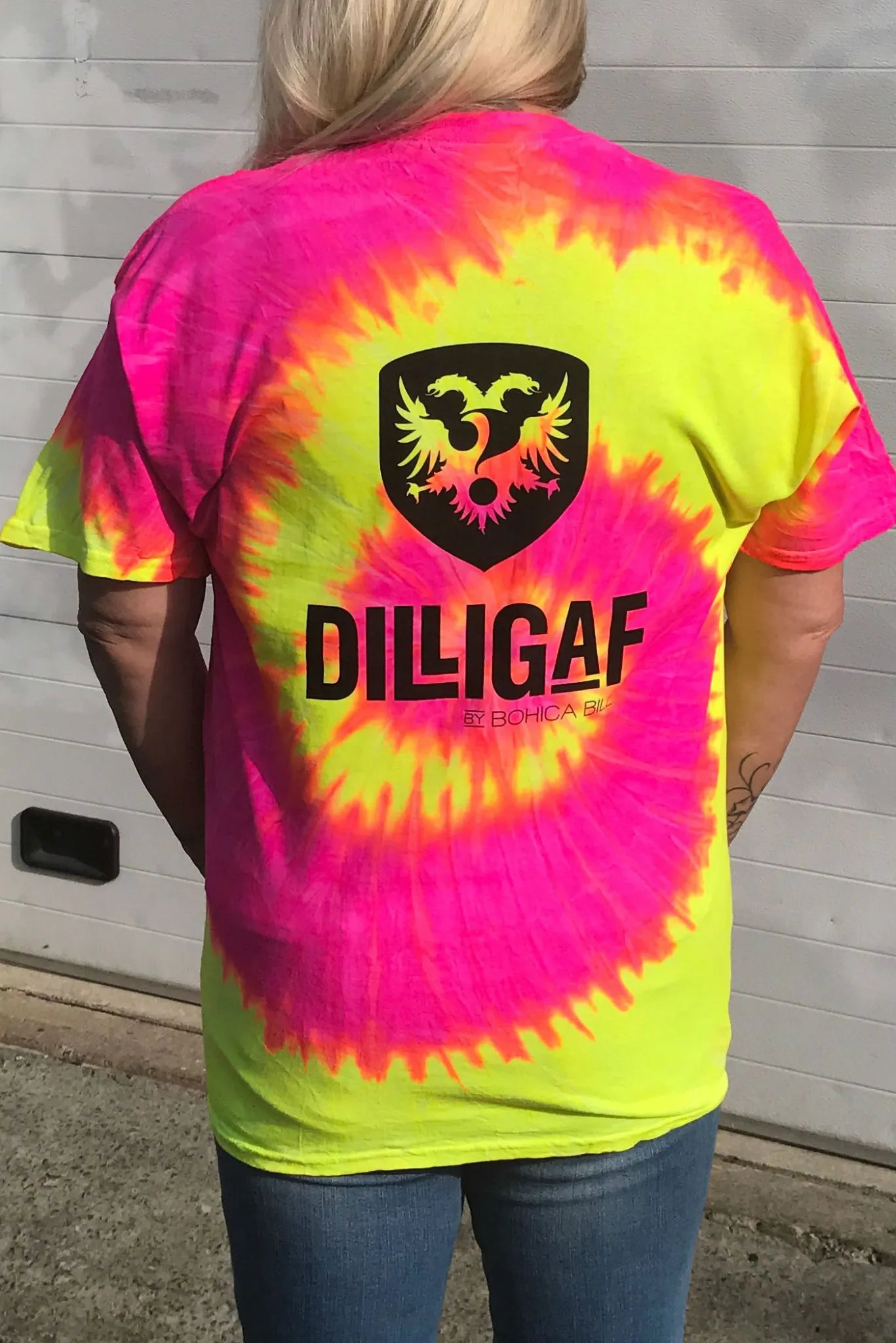 Pink Yellow Swirl - Full figure shirt