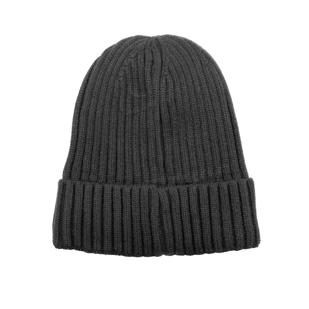 Ribbed Beanie Hat