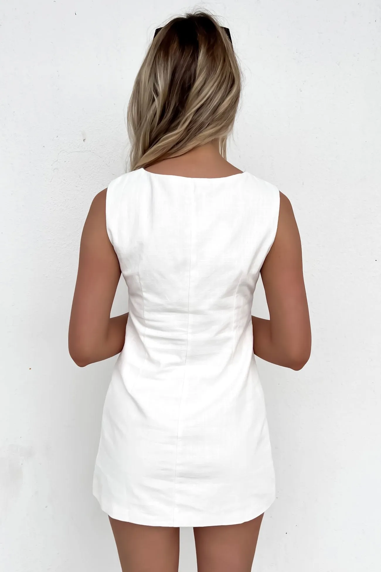 Samantha Mini Dress White