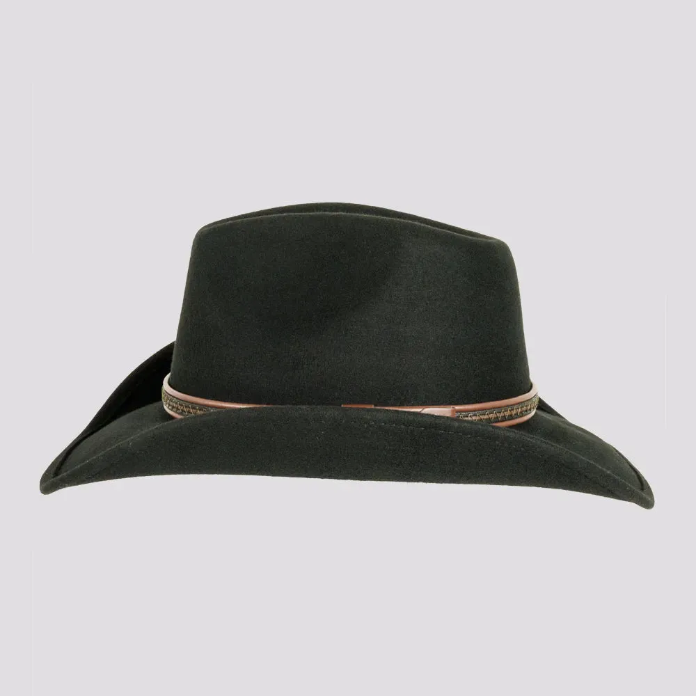 Showdown | Womens Crushable Wool Felt Western Outback Cowgirl Hat