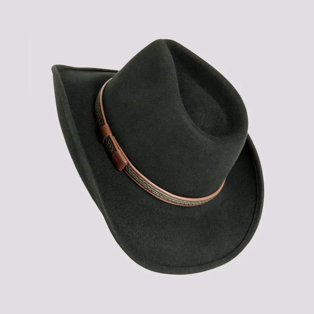 Showdown | Womens Crushable Wool Felt Western Outback Cowgirl Hat