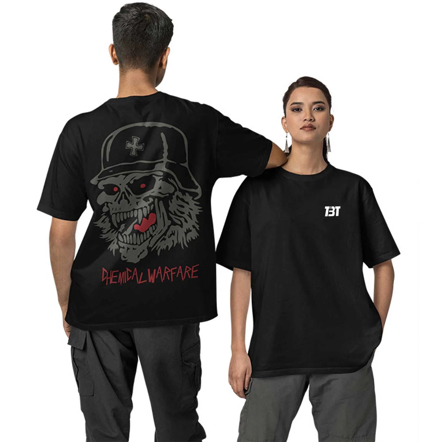 Slayer Oversized T shirt - Chemical Warfare