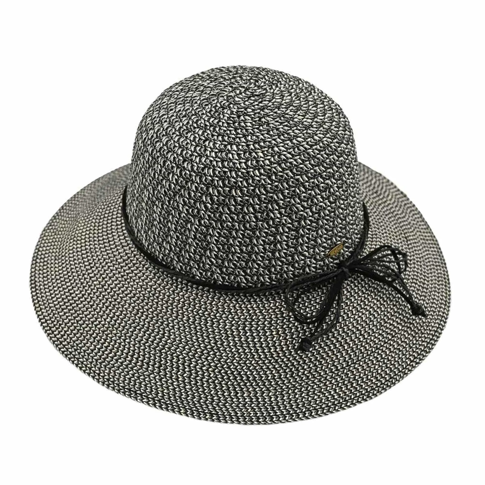 STH08 Two Toned Heathered Cloche Hat