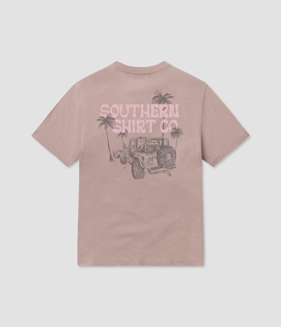 Sunset Drive Tee SS - Mauve Shadows