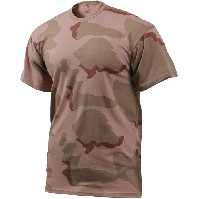 Tri-Color Desert Camouflage - Military T-Shirt