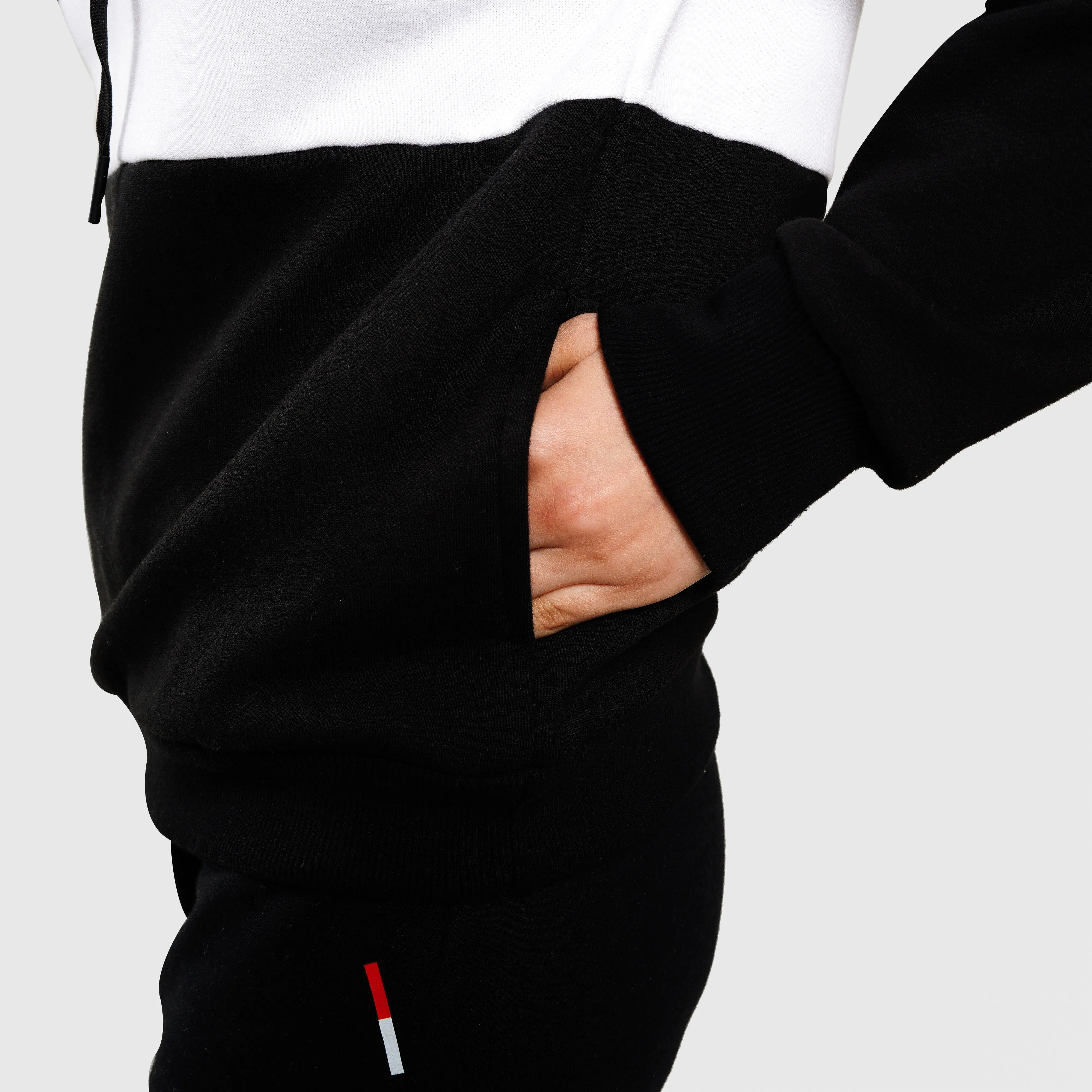 Tricolor Hoodie (Black)