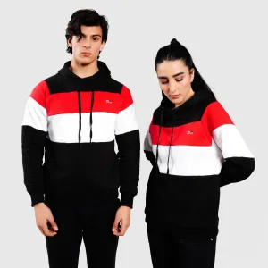 Tricolor Hoodie (Black)