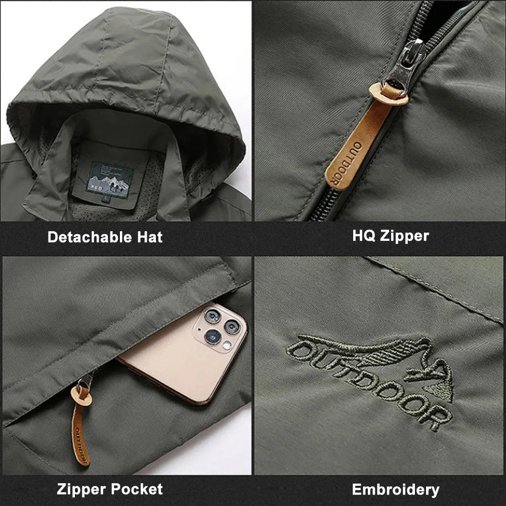 Windproof Tactical Jacket: Your Versatile Outdoor Companion