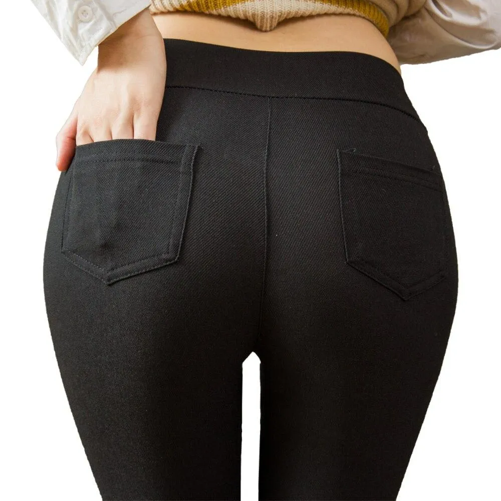 Women Stretchy Skinny Pencil Slim Fit  Denim Jeggings